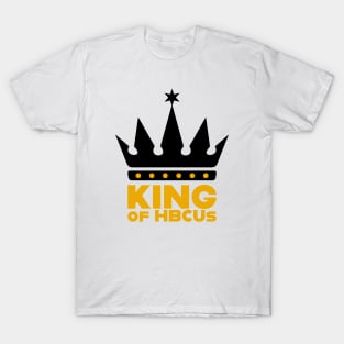 King Of HBCUs Black/Gold Logo Tee T-Shirt